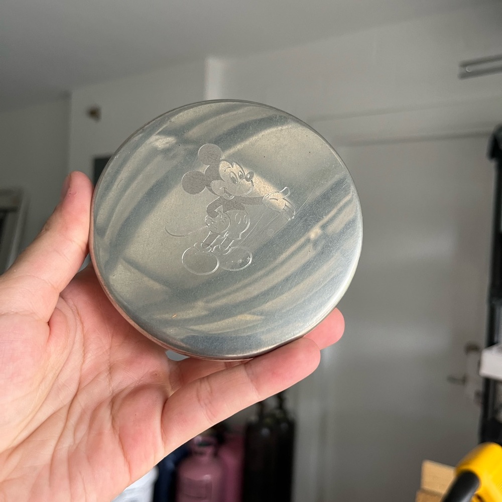 Vintage Mickey Mouse/Disney pewter jewelry box